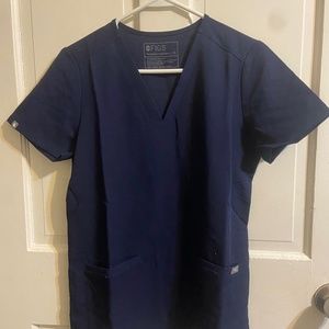 Figs scrubs xsp pants and top, navy